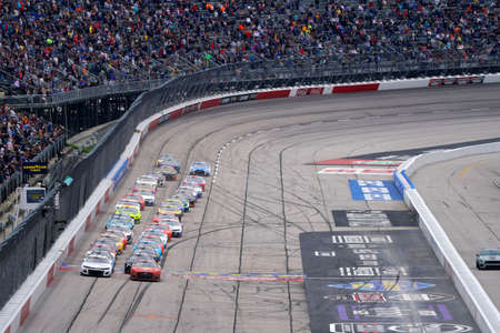 Joey Logano wins the Goodyear 400 at Darlington Raceway in Darlington, SC.のeditorial素材