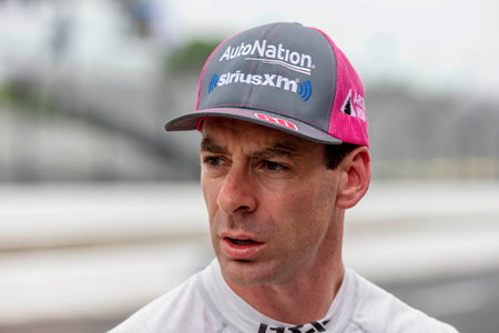 SIMON PAGENAUD (60) of Montmorillon, France qualifies for the Indianapolis 500 at Indianapolis Motor...