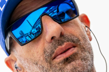 ALEX PALOU (10) of Barcelona, Spain qualifies for the Indianapolis 500 at Indianapolis Motor Speedway in Indianapolis, Indiana, USA.のeditorial素材