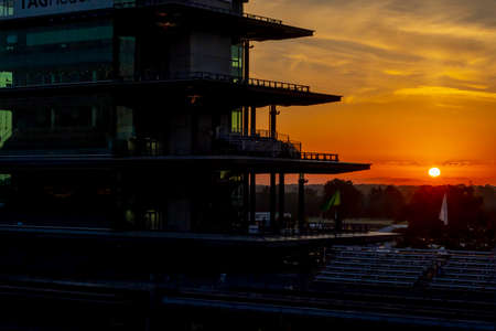 Indianapolis Motor Speedway plays host to the INDYCAR SERIES for the Indianapolis 500 in...