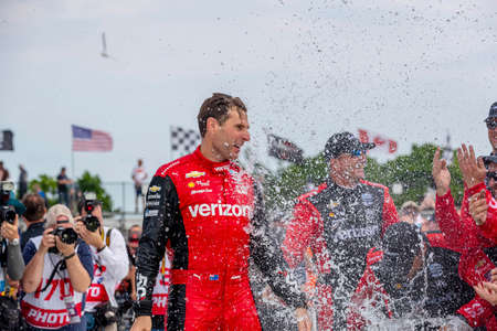 WILL POWER (12) of Toowoomba, Australia wins the Chevrolet Detroit Grand Prix at Belle Isle Park in...