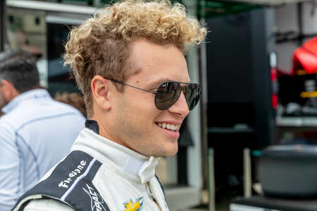 SANTINO FERRUCCI (77) of Woodbury, Connecticut prepares to race for the Chevrolet Detroit Grand Prix...