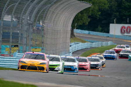 Sammi Smith races for the Sunco Go Rewards 200 at The Glen in Watkins Glen, NY, USA.のeditorial素材