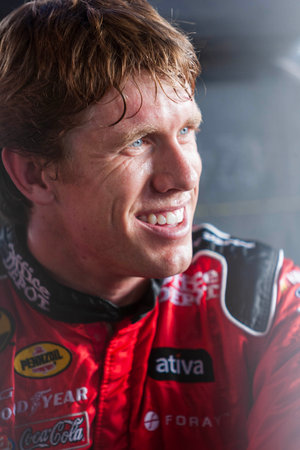 July 22, 2006 - Long Pond, PA, USA: Carl Edwards at the Pennsylvania 500.のeditorial素材