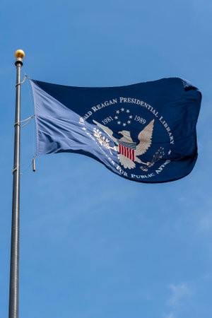 The Ronald Reagan Presidential Library is the repository of presidential records from the administration of Ronald Reagan, the 40th president of the United States.のeditorial素材