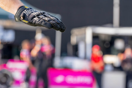 Jun 03, 2023-Detroit, MI:  The Streets of Downtown Detroit plays host to the INDYCAR Series for the Chevrolet Detroit Grand Prix in Detroit, MI, USA.のeditorial素材