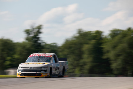 Lawless Alan drives on track during practice for the O'Reilly Auto Parts 150 at Mid-Ohio at Mid-Ohio Sports Car Course in Lexington OH.のeditorial素材