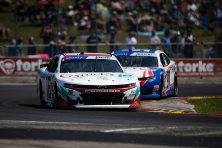 Chandler Smith  drives on track during the Road America 180 at Road America in Elkhart Lake WI.のeditorial素材