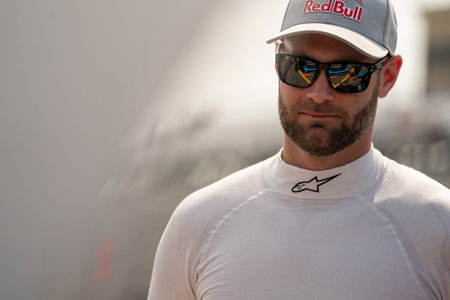 NASCAR Craftsman Truck series Driver, Shane Van Gisbergen takes to the track to practice for the...