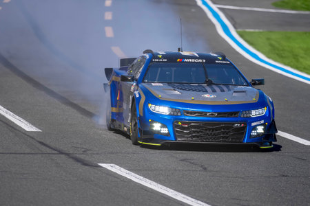 Charlotte Motor Speedway plays host to the NASCAR Cup Series for the Bank of Amercia ROVAL 400 in...