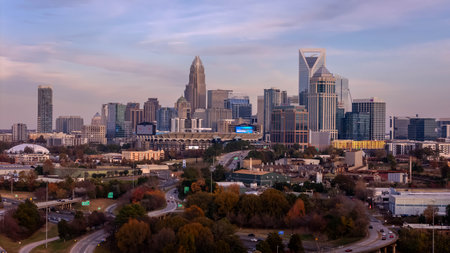 Charlotte is the most populous city in the U.S. state of North Carolina. Located in the Piedmont, it is the 16th-most populous city in the United States.のeditorial素材