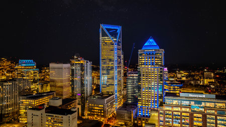 Charlotte is the most populous city in the U.S. state of North Carolina. Located in the Piedmont, it is the 16th-most populous city in the United States.のeditorial素材