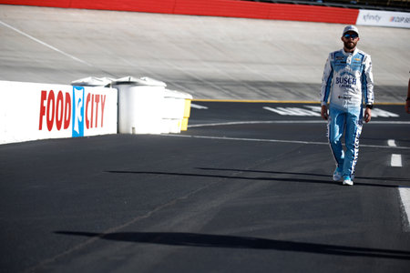 Ross Chastain gets ready to practice for the Food City 500 in Bristol, TN, USA.