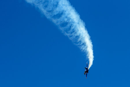 March 01, 2024-El Centro, CA:  Blue Angels rehearse precision aerobatics before season debut,...