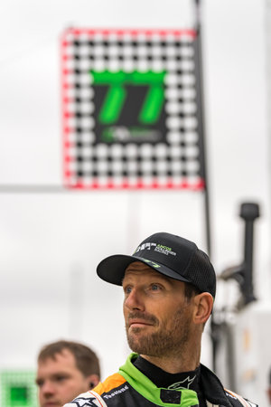 ROMAIN GROSJEAN (77) of Geneva, Switzerland prepares for the 108th Running of the Indianapolis 500...