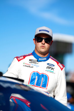 RYAN PREECE (60) of Berlin, CT gets ready to qualify for the Mobil 1 301 in Loudon, NH.のeditorial素材