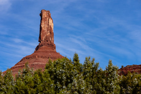 Aerial photography of Utah's mesmerizing rock formations captures the breathtaking geological wonders of the state.の写真素材