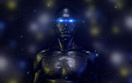 HiTech Android Robotic Male Model V1の写真素材