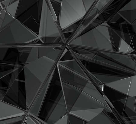 Abstract Minimal Glass Reflections Backgroundの写真素材