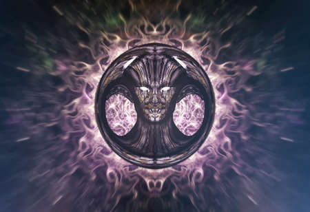 Psychedelic Visual Art for Album Cover or Poster is a great background image for any abstract...