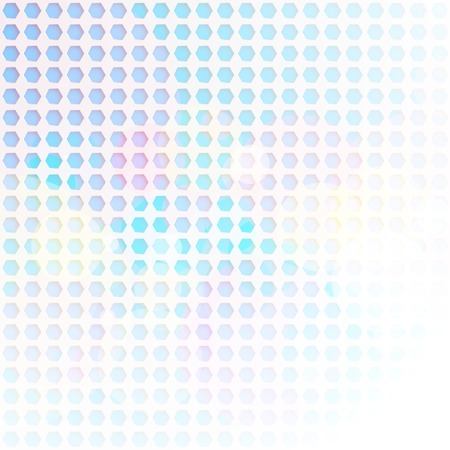 Abstract light background of hexagons with space for textのイラスト素材