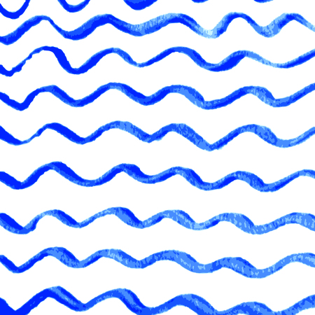 Watercolor wave background with empty space for your textのイラスト素材