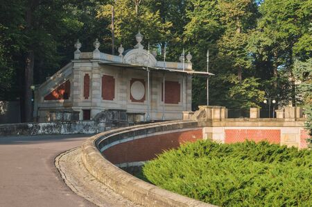 Swierklaniec, Poland - September 15, 2019: Beautiful historic park in Swierklaniec, Poland.