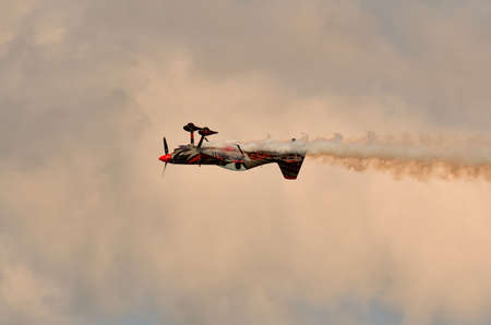 Gdynia, Poland - August 21, 2021: XtremeAir XA-41 flight at the Aero Baltic show in Gdynia, Poland.のeditorial素材