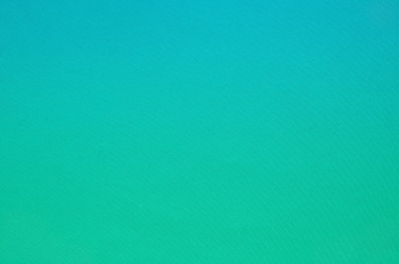 Blue and green fabric texture. Close-up of soft cotton cloth, may be used as background.の写真素材