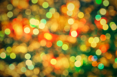Colorful abstract background. Blurred and glowing colorful lights.の写真素材