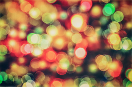 Colorful abstract background. Blurred and glowing colorful lights.の写真素材