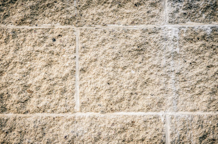 Wall background or texture. Old stone and brick texture.の写真素材