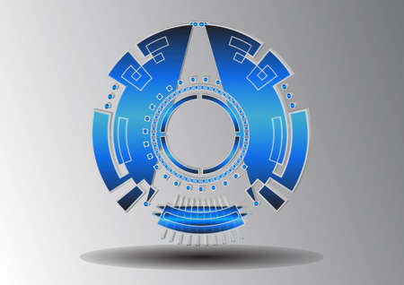technology abstract symbolのイラスト素材