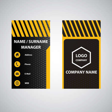 business cardのイラスト素材