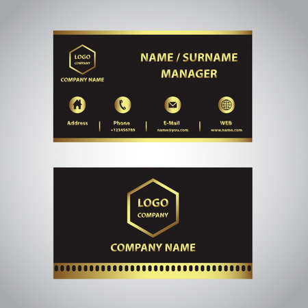 Business cardのイラスト素材