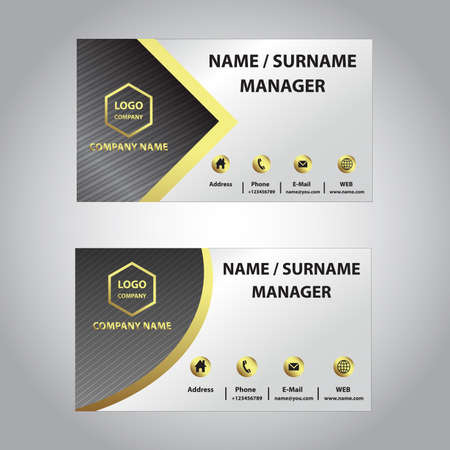 Business cardのイラスト素材