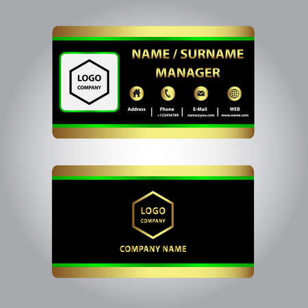 business cardのイラスト素材