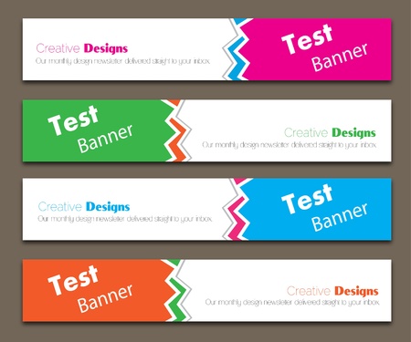 website headersのイラスト素材