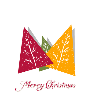 Merry christmas cardのイラスト素材
