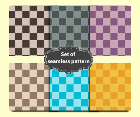 square dashed patternのイラスト素材