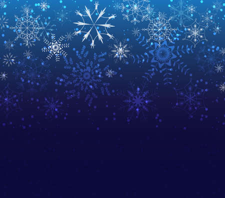 christmas background greeting card with snowflakesのイラスト素材