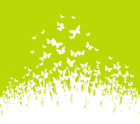 Green spring backgroundのイラスト素材