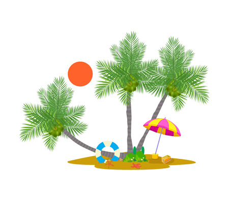 Palm treesのイラスト素材