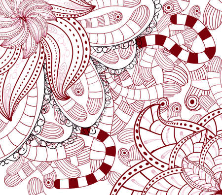 Waves pink texture backgroundのイラスト素材