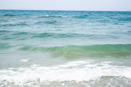 Ocean view in sunny summer dayの写真素材