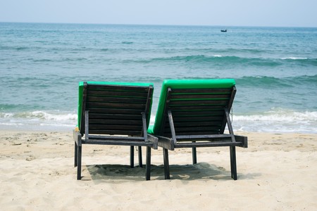 Paradise beach in caribbean tropicalの写真素材