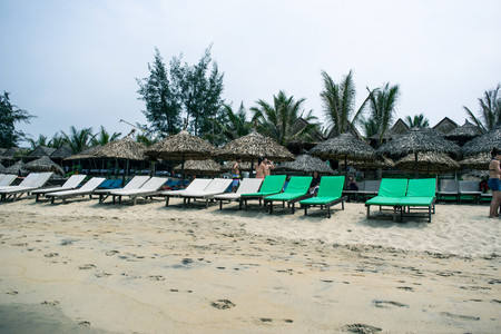 Paradise beach in caribbean tropicalの写真素材