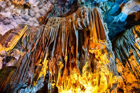 Thien Cung Cave in Ha Long Bay, Vietnam