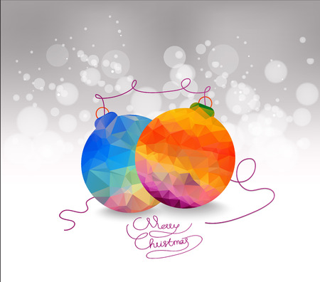 gold and blue christmas ornaments on silver background with space for text. Merry christmas card. Winter holidays. Xmas theme.のイラスト素材