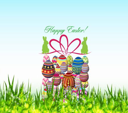 Happy Easter Backgroundのイラスト素材